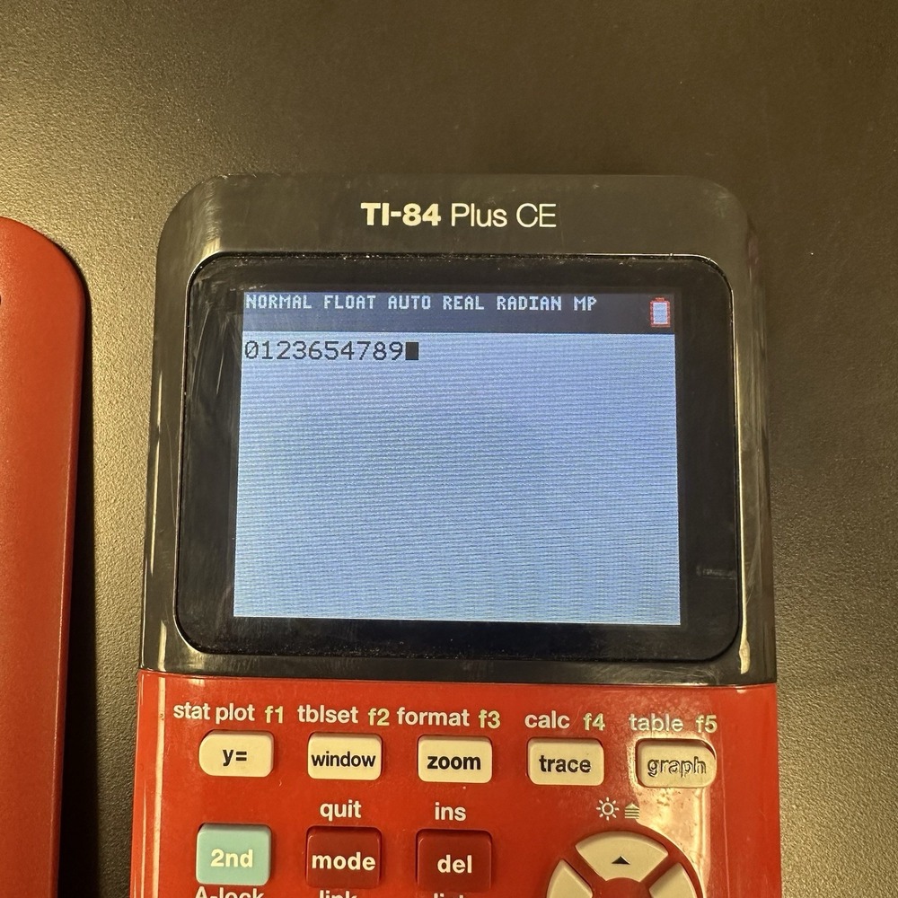 Texas Instruments TI-84 Plus CE Python Graphing Calculator Red  w/cover - Picture 3 of 5